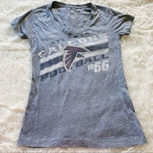Atlanta Falcons fitted gray t-shirt